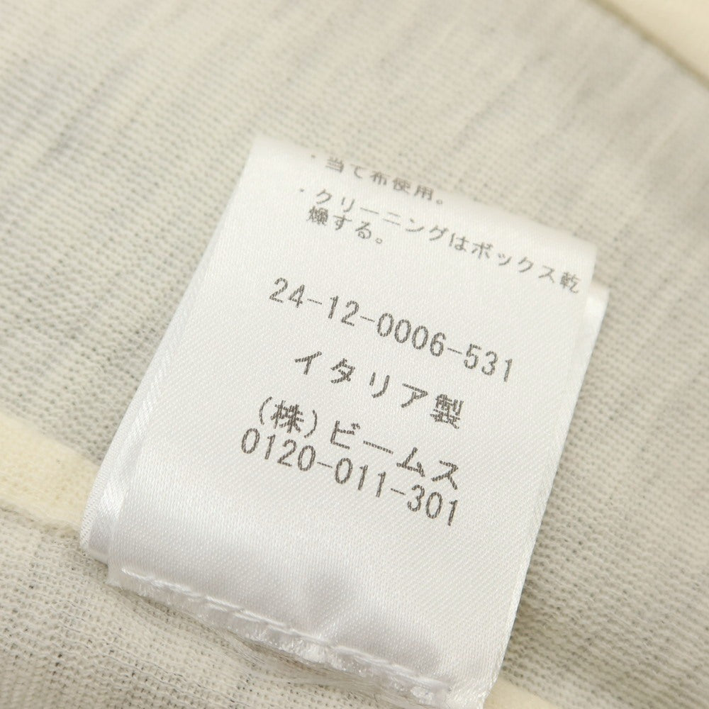 【中古】ギローバー GUY ROVER ウール 長袖 ポロニット ベージュ【 XS 】【 状態ランクB 】【 メンズ 】