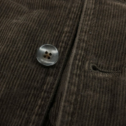 【中古】ラルディーニ LARDINI コーデュロイ カジュアル系ジレ ベスト ダークブラウン【 44 】【 状態ランクB 】【 メンズ 】