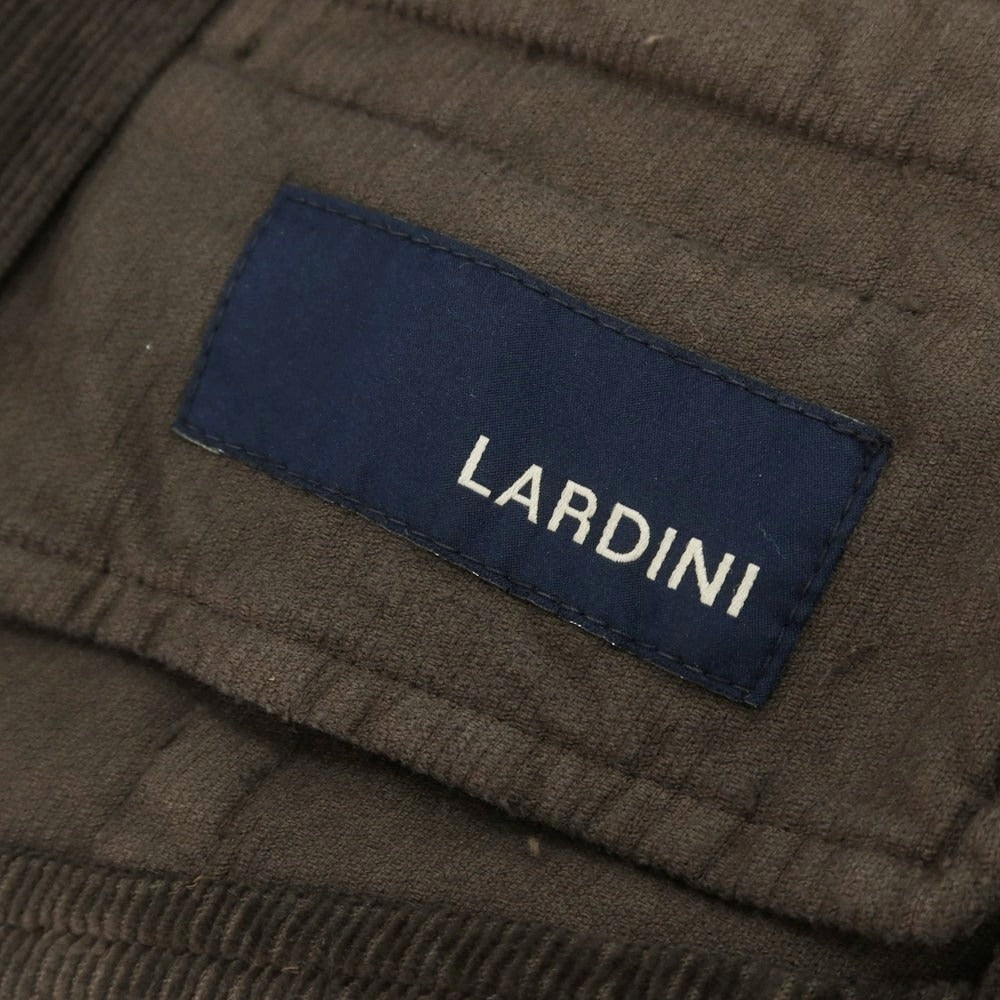 【中古】ラルディーニ LARDINI コーデュロイ カジュアル系ジレ ベスト ダークブラウン【サイズ44】【 状態ランクB 】【 メンズ 】[CPD]