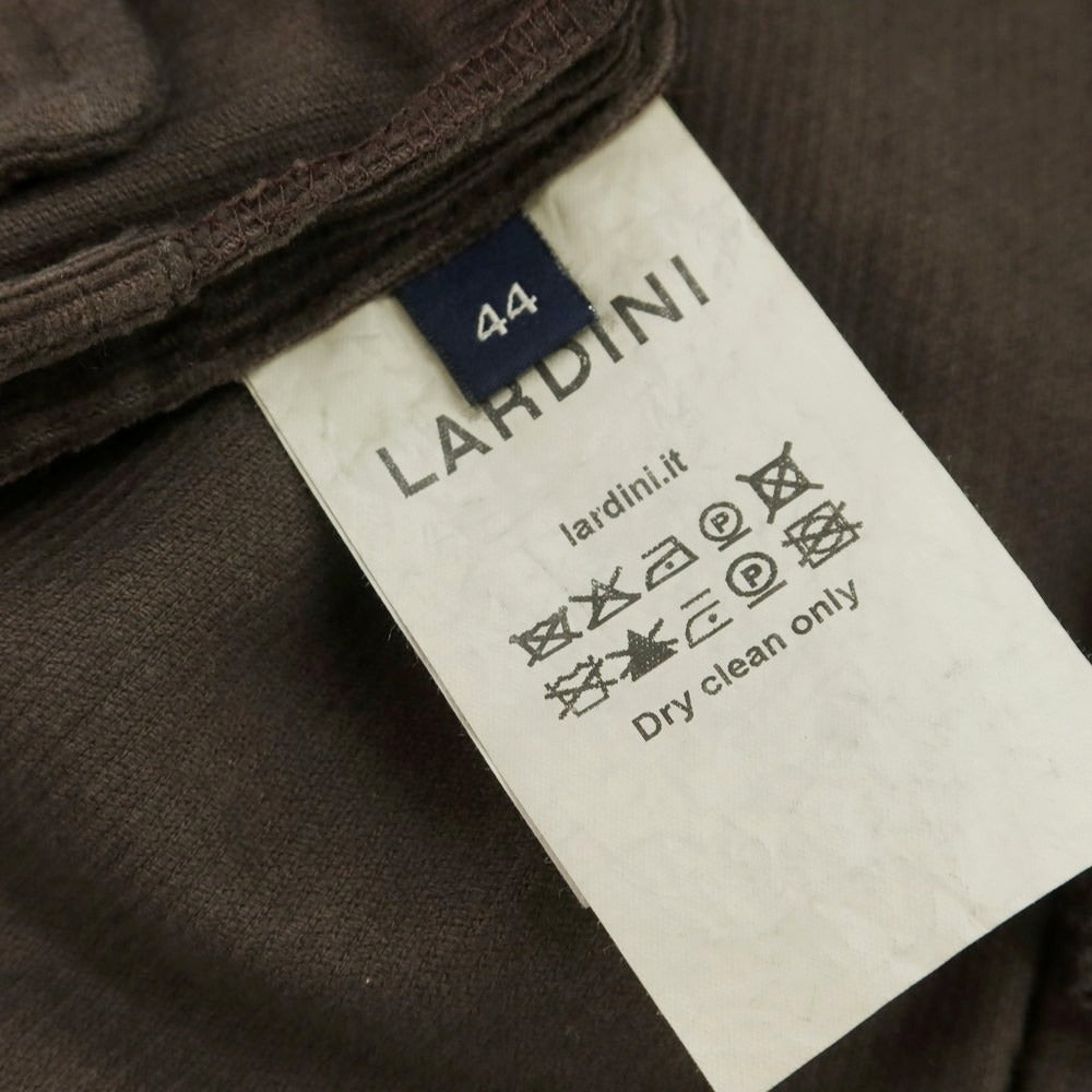 【中古】ラルディーニ LARDINI コーデュロイ カジュアル系ジレ ベスト ダークブラウン【サイズ44】【 状態ランクB 】【 メンズ 】[CPD]