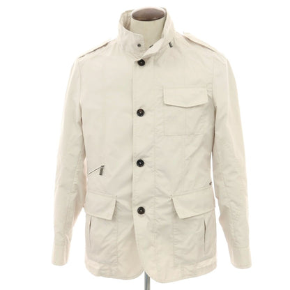 【中古】ムーレー MOORER PORTO-KM ポリエステル フィールドジャケット オフホワイト【 52 】【 状態ランクC 】【 メンズ 】