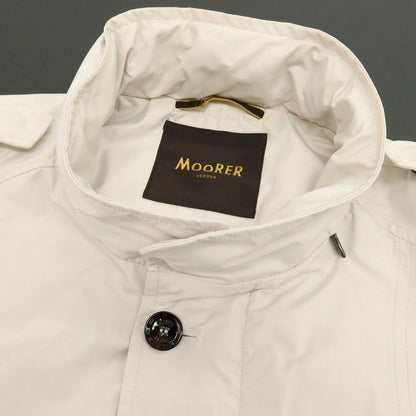 【中古】ムーレー MOORER PORTO-KM ポリエステル フィールドジャケット オフホワイト【 52 】【 状態ランクC 】【 メンズ 】