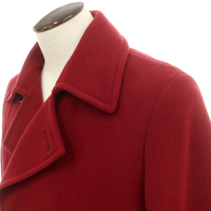 【中古】シュナイダー SCHNEIDERS ウールナイロン ピーコート レッド【 50 】【 状態ランクB 】【 メンズ 】