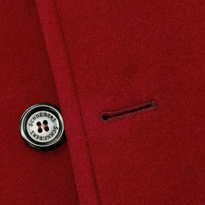 【中古】シュナイダー SCHNEIDERS ウールナイロン ピーコート レッド【 50 】【 状態ランクB 】【 メンズ 】