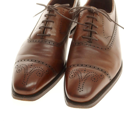 【中古】ジョージ クレバリー GEORGE CLEVERLEY EDWARD セミブローグ ドレスシューズ ブラウン【 8 1/2E 】【 状態ランクB 】【 メンズ 】