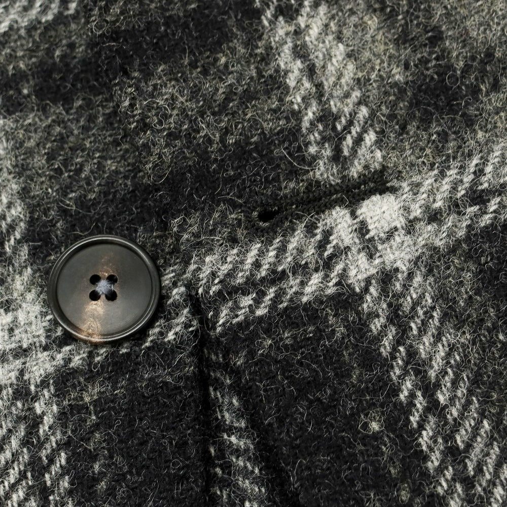 【中古】ロイヤルヘム Royal Hem ウール チェック テーラードジャケット グレー系xブラック【 46 】【 状態ランクB 】【 メンズ 】