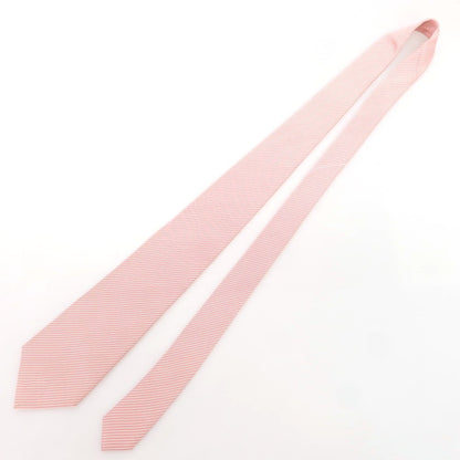 【中古】ドレイクス DRAKES シルクコットン ストライプ柄ネクタイ ピンク【 状態ランクB 】【 メンズ 】