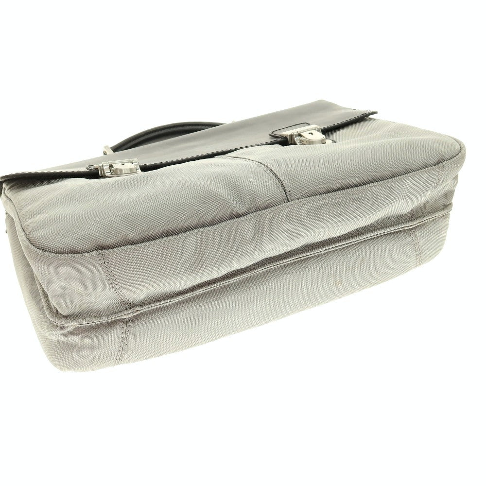 【中古】エージースポルディング&amp;ブロス A.G.SPALDING＆BROS 2WAY ナイロン系 ブリーフケース グレーxブラック【 状態ランクB 】【 メンズ 】