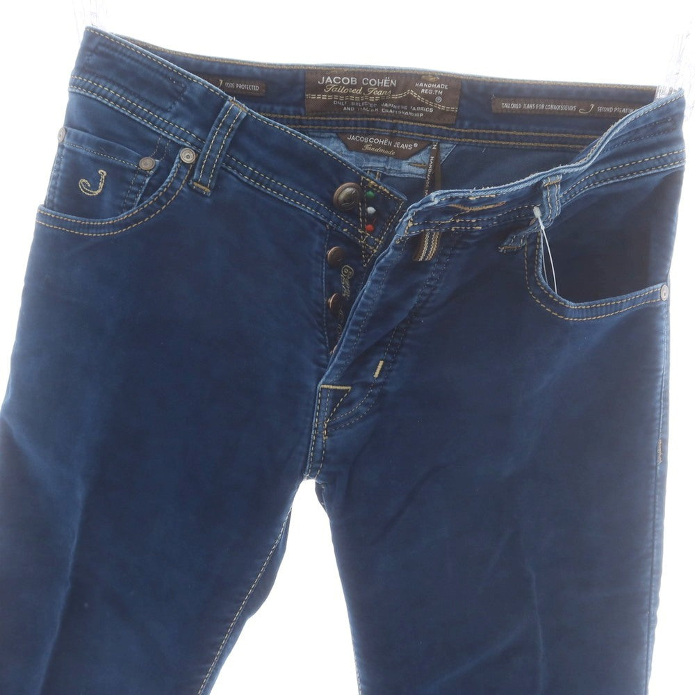 【中古】ヤコブコーエン JACOB COHEN J622 ストレッチコットン 5ポケットパンツ ネイビー【 29 】【 状態ランクB 】【 メンズ 】