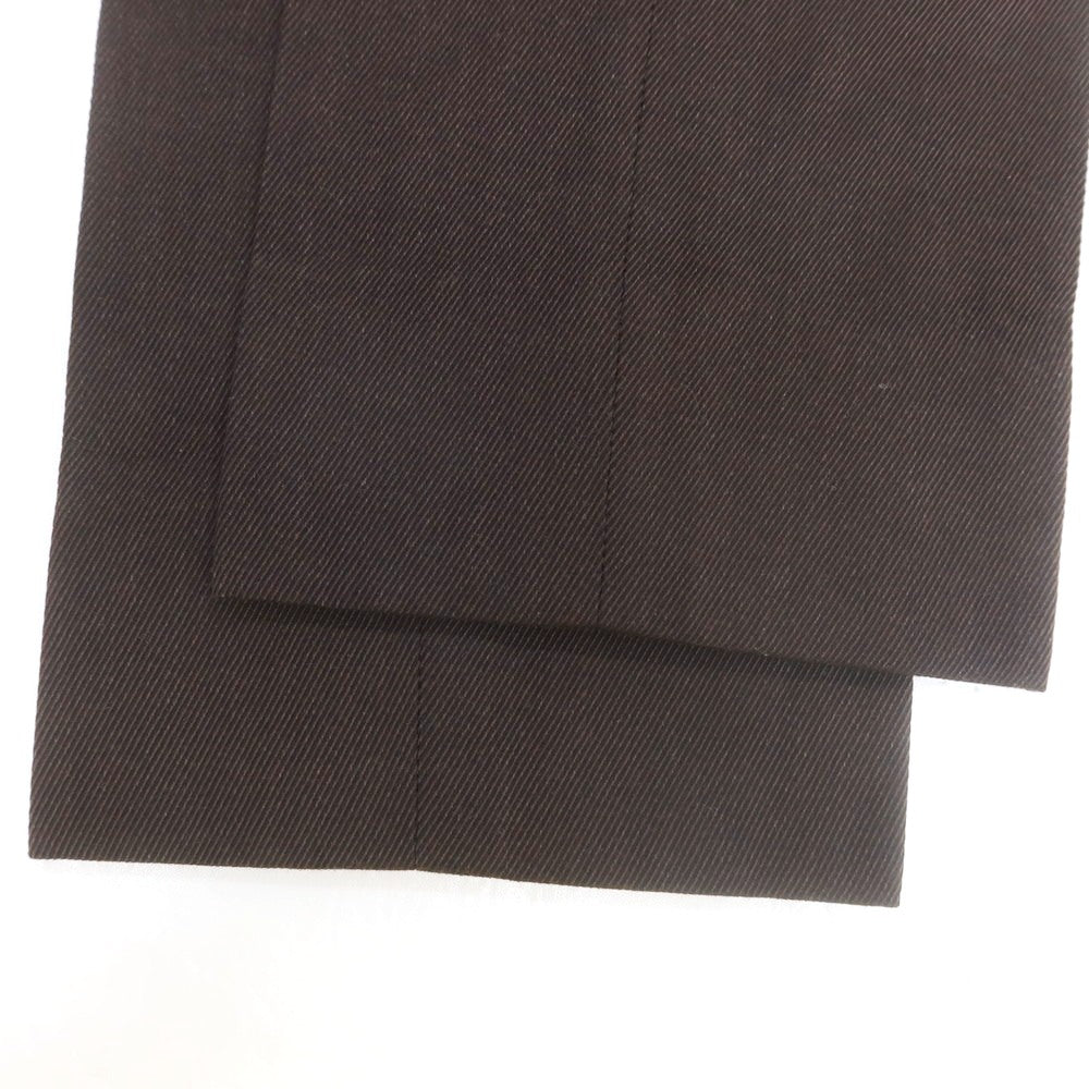 【中古】ヴィガーノ VIGANO ウール カジュアルスラックスパンツ ダークブラウン【サイズ表記なし（S位）】【 状態ランクB 】【 メンズ 】[CPD]