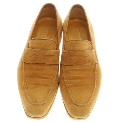 【中古】フェランテ FERRANTE スエード コインローファー ベージュ【 6 1/2 】【 状態ランクC 】【 メンズ 】