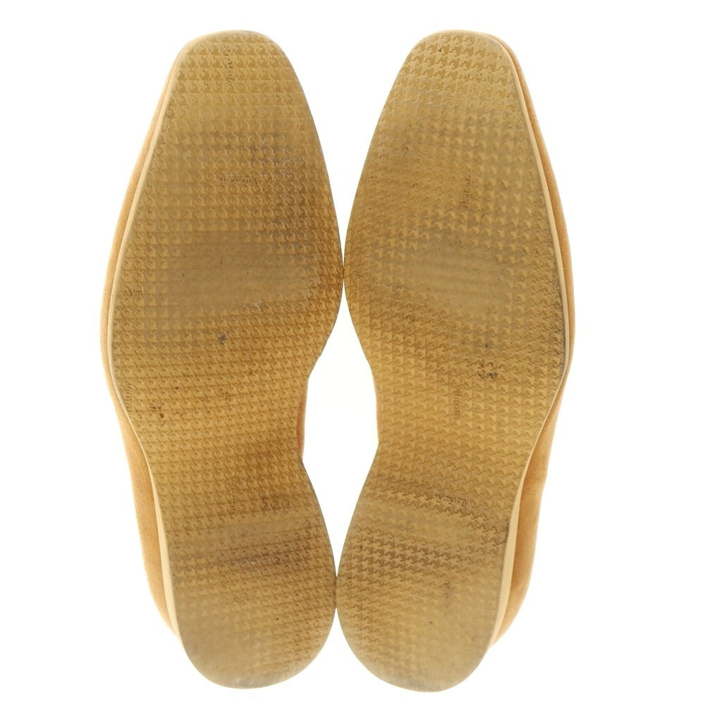 【中古】フェランテ FERRANTE スエード コインローファー ベージュ【 6 1/2 】【 状態ランクC 】【 メンズ 】