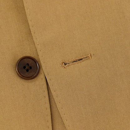 【中古】カモシタ camoshita レーヨンコットンポリウレタン 2つボタンスーツ ベージュ【サイズ44】【 状態ランクC 】【 メンズ 】