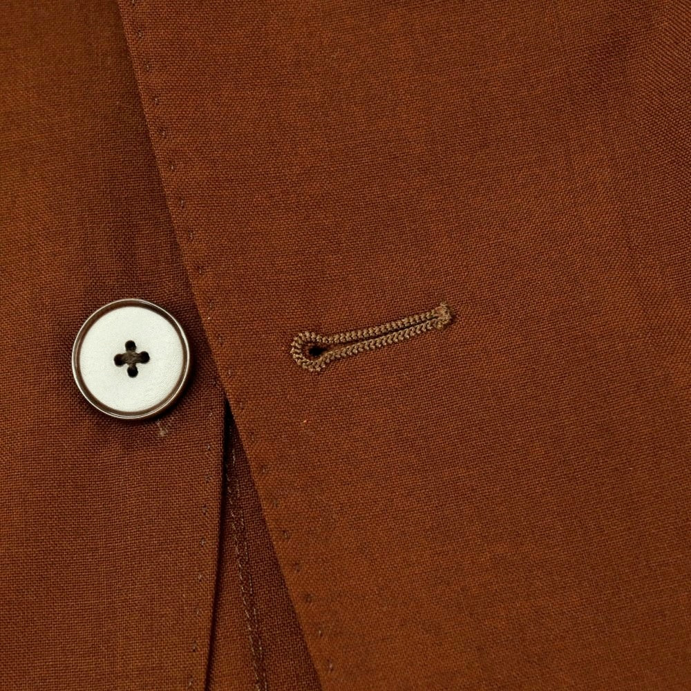 【中古】カモシタ camoshita ウール 2つボタンスーツ ブラウン【サイズ44】【 状態ランクC 】【 メンズ 】