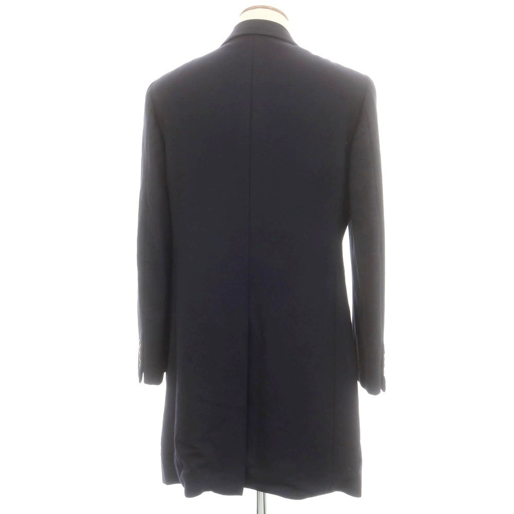 【中古】ビームスエフ BEAMS F ウール チェスターフィールドコート ダークネイビー【 48 】【 状態ランクB 】【 メンズ 】