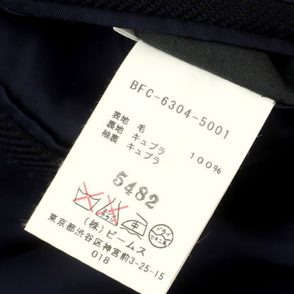 【中古】ビームスエフ BEAMS F ウール チェスターフィールドコート ダークネイビー【 48 】【 状態ランクB 】【 メンズ 】