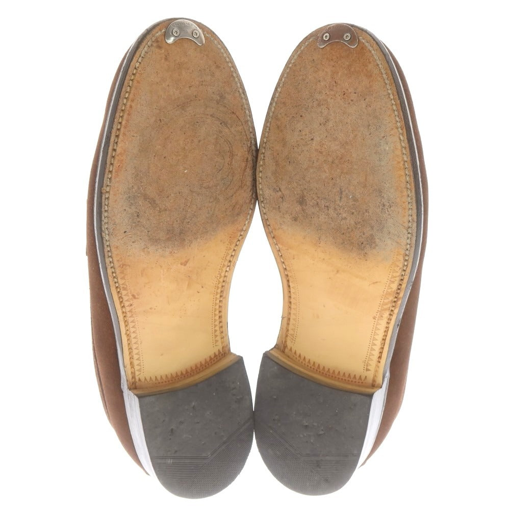 【中古】クラークス Clarks スエード コイン ローファー ブラウン【 8 】【 状態ランクB 】【 メンズ 】