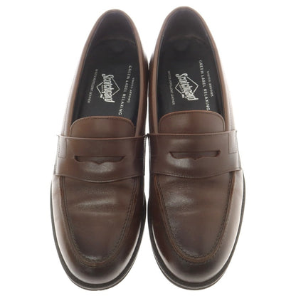 【中古】グリーンレーベルリラクシング green label relaxing コイン コインローファー ダークブラウン【 8 】【 状態ランクC 】【 メンズ 】