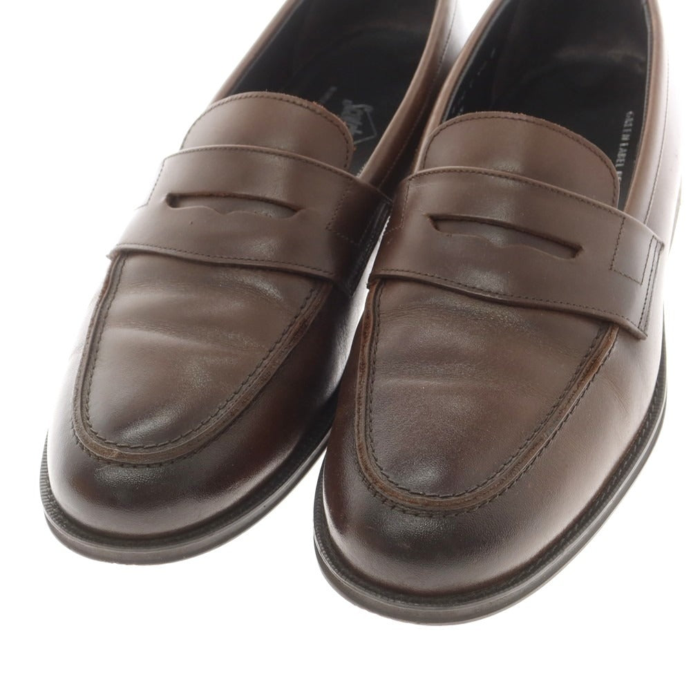 【中古】グリーンレーベルリラクシング green label relaxing コイン コインローファー ダークブラウン【 8 】【 状態ランクC 】【 メンズ 】