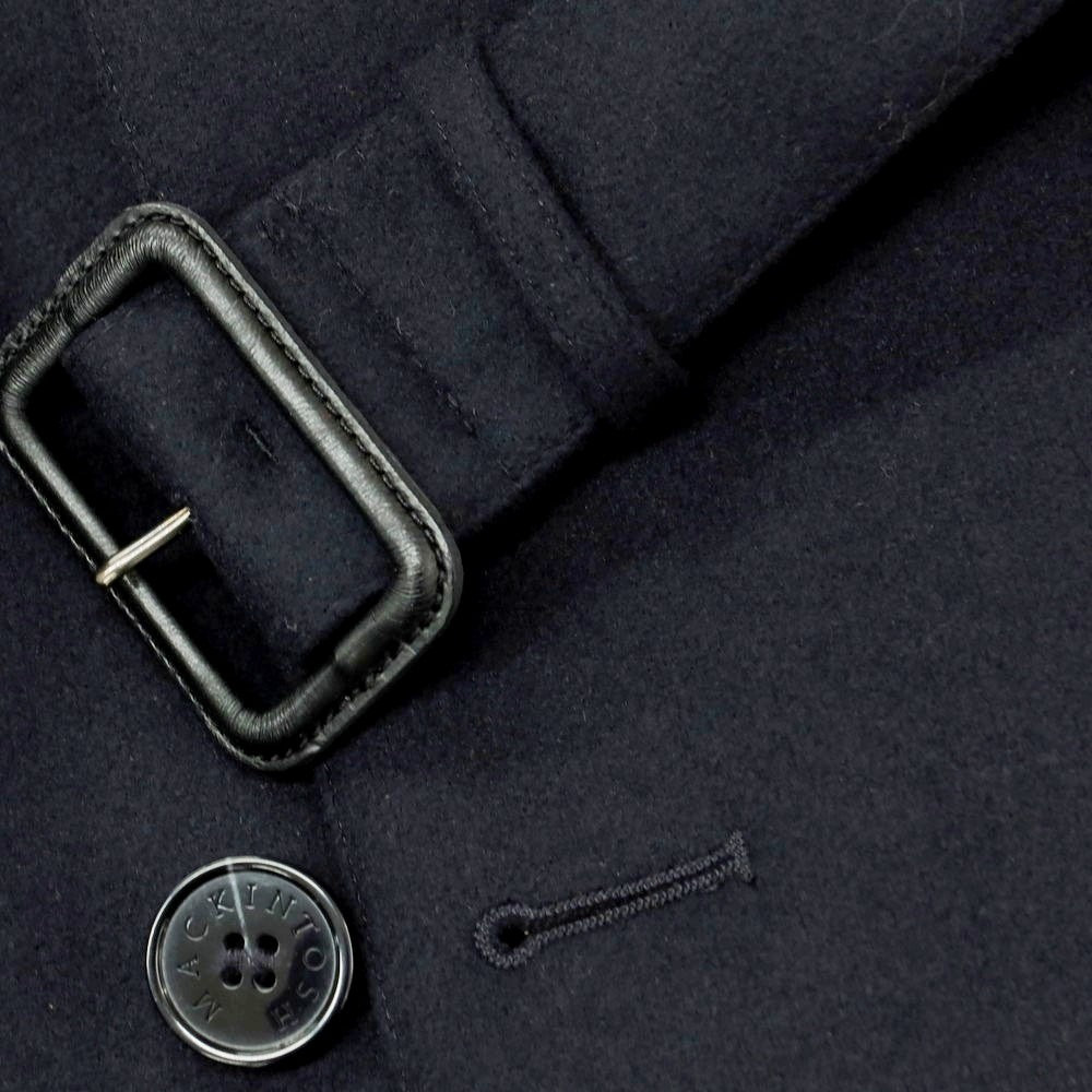 【中古】マッキントッシュ Mackintosh GTS MONKTON EX ウール ダブルブレストコート ダークネイビー【 34 】【 状態ランクA 】【 メンズ 】