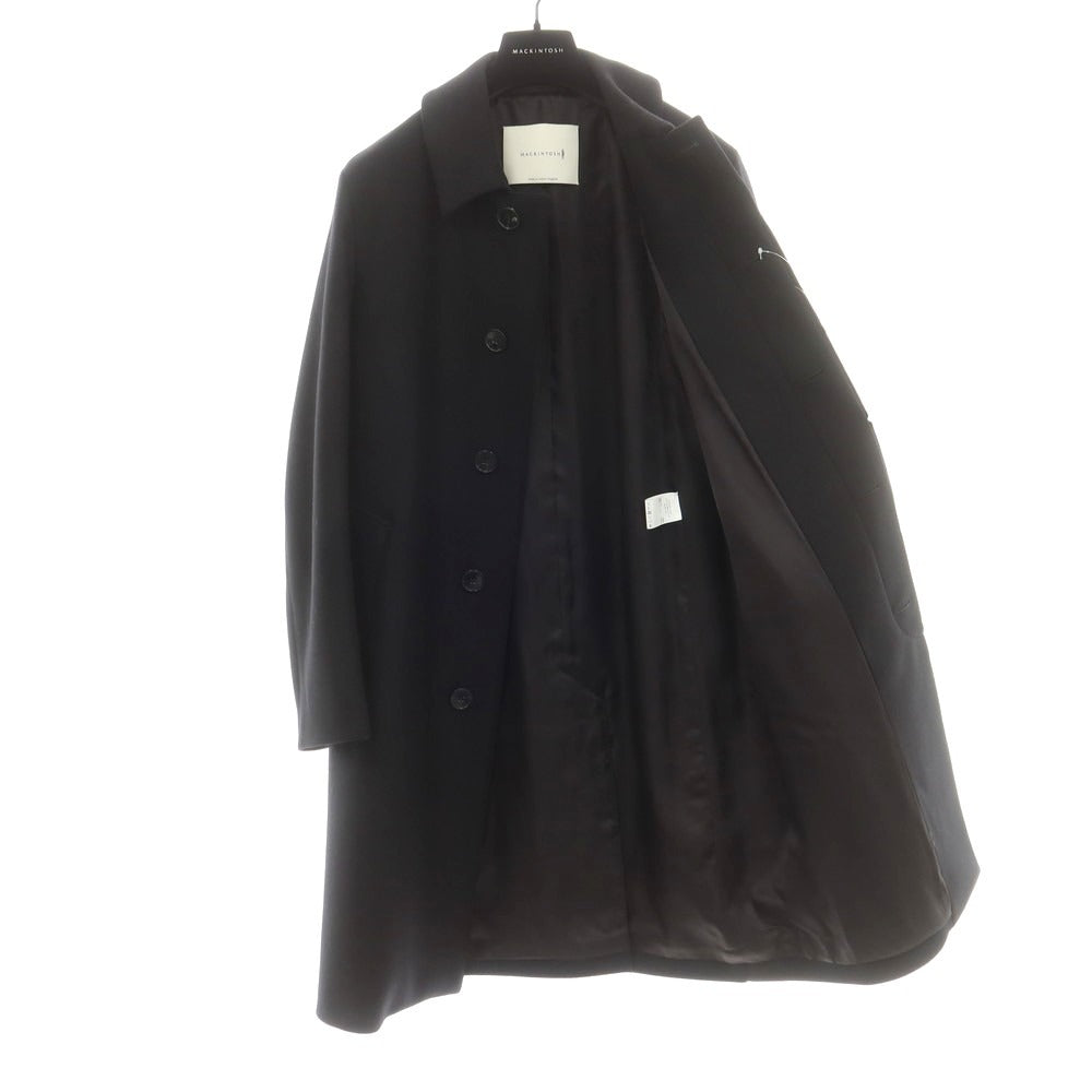 【中古】マッキントッシュ Mackintosh GTS DUNKELD EX ウール ステンカラーコート ブラック【 34 】【 状態ランクA 】【 メンズ 】