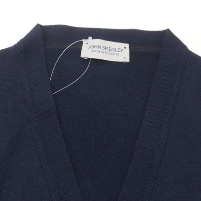 【中古】ジョンスメドレー JOHN SMEDLEY ハイゲージ ウール カーディガン ダークネイビー【 S 】【 状態ランクA 】【 メンズ 】