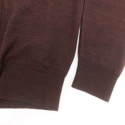 【中古】ジョンスメドレー JOHN SMEDLEY ハイゲージ ウール カーディガン ブラウン【 S 】【 状態ランクA 】【 メンズ 】