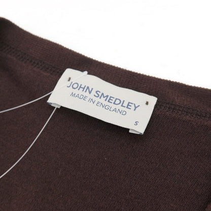【中古】ジョンスメドレー JOHN SMEDLEY ハイゲージ シーアイランドコットン カーディガン ブラウン【サイズS】【 状態ランクB 】【 メンズ 】