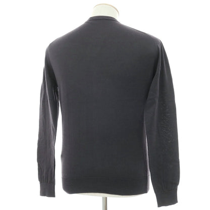 【中古】ジョンスメドレー JOHN SMEDLEY ハイゲージ シーアイランドコットン カーディガン ダークグレー【サイズS】【 状態ランクB 】【 メンズ 】
