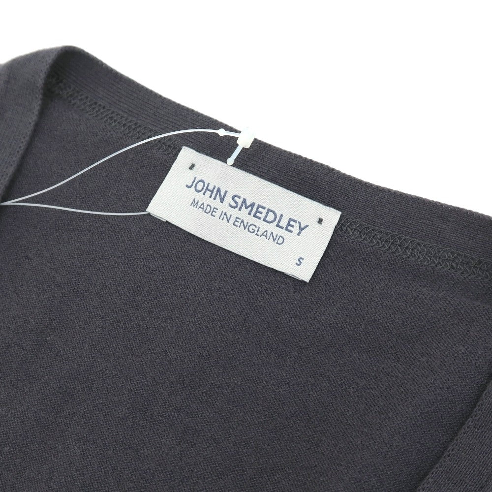 【中古】ジョンスメドレー JOHN SMEDLEY ハイゲージ シーアイランドコットン カーディガン ダークグレー【サイズS】【 状態ランクB 】【 メンズ 】