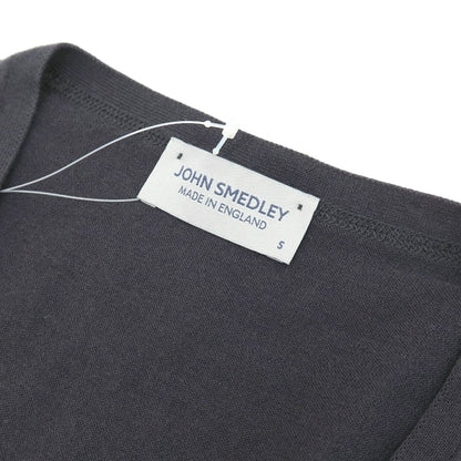 【中古】ジョンスメドレー JOHN SMEDLEY ハイゲージ シーアイランドコットン カーディガン ダークグレー【サイズS】【 状態ランクB 】【 メンズ 】