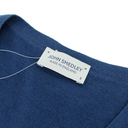 【中古】ジョンスメドレー JOHN SMEDLEY ハイゲージ シーアイランドコットン カーディガン ダークブルー【サイズS】【 状態ランクB 】【 メンズ 】