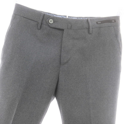 【中古】ピーティーゼロウーノ PT01 TRAVELLER ウールポリエステル ドレススラックスパンツ グレー【 44 】【 状態ランクB 】【 メンズ 】