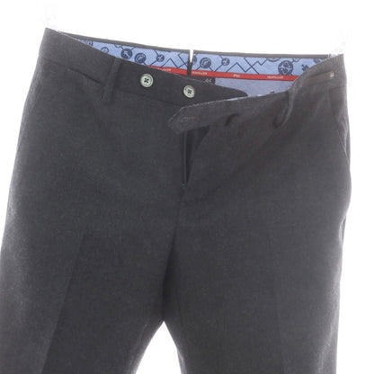 【中古】ピーティーゼロウーノ PT01 TRAVELLER ウールポリエステル ドレススラックスパンツ ダークグレー【 44 】【 状態ランクB 】【 メンズ 】