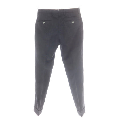 【中古】ピーティーゼロウーノ PT01 TRAVELLER ウールポリエステル ドレススラックスパンツ ダークグレー【 44 】【 状態ランクB 】【 メンズ 】