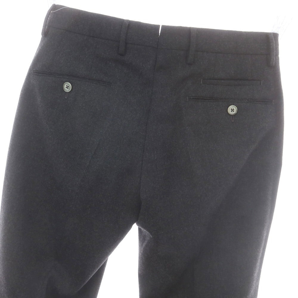 【中古】ピーティーゼロウーノ PT01 TRAVELLER ウールポリエステル ドレススラックスパンツ ダークグレー【 44 】【 状態ランクB 】【 メンズ 】