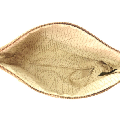 【中古】ジョンチャップマン JOHN CHAPMAN スエード ポーチ ベージュ【 状態ランクB 】【 メンズ 】