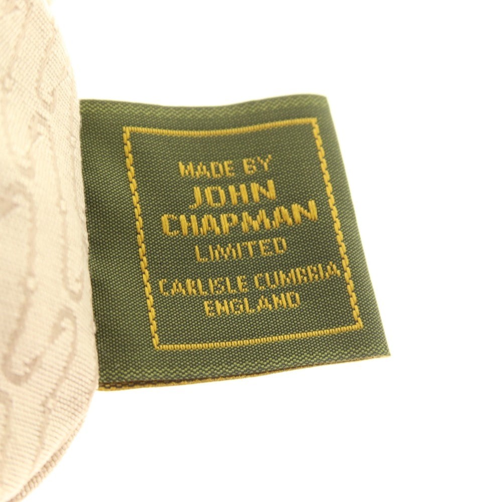 【中古】ジョンチャップマン JOHN CHAPMAN スエード ポーチ ベージュ【 状態ランクB 】【 メンズ 】