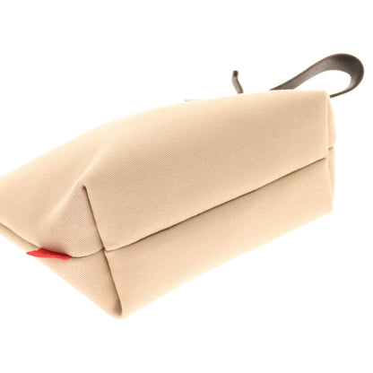 【中古】ジョンチャップマン JOHN CHAPMAN キャンバス ポーチ ベージュ【 状態ランクC 】【 メンズ 】