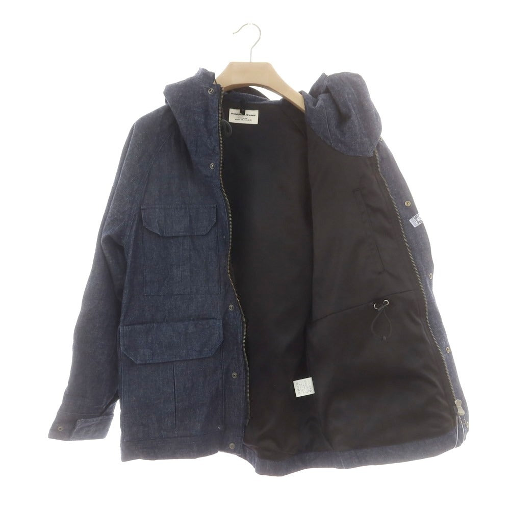 【中古】サムライ ジーンズ SAMURAI JEANS デニム マウンテンパーカー ネイビー【 サイズS 】【 状態ランクB 】【 メンズ 】[PO20]
