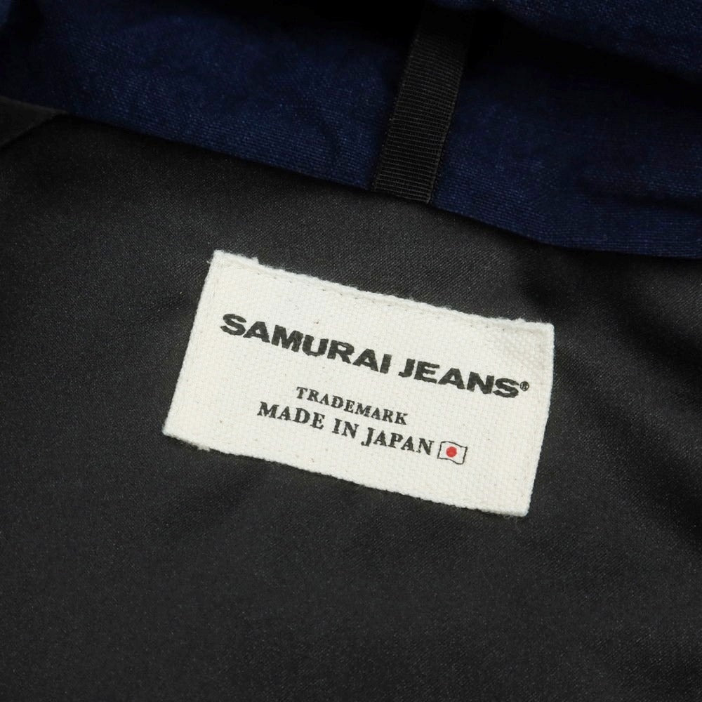 【中古】サムライ ジーンズ SAMURAI JEANS インディゴコットン マウンテンパーカー ネイビー【 S 】【 状態ランクB 】【 メンズ 】