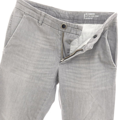 【中古】ピーティートリノ デニム PT TORINO DENIM HOUSE ストレッチ コットン デニムパンツ ジーンズ ライトグレー【サイズ28】【 状態ランクB 】【 メンズ 】