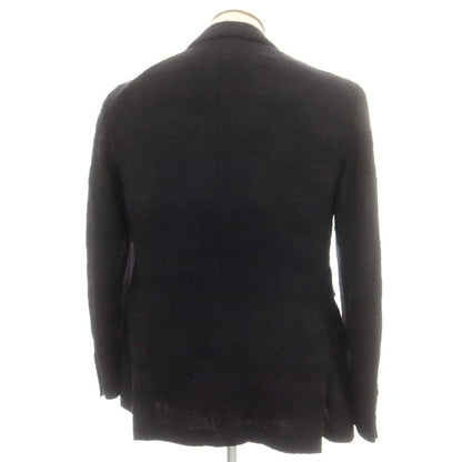 【中古】ガブリエレ パジーニ Gabriele Pasini コットンウール カジュアルジャケット ブラック【 50 】【 状態ランクB 】【 メンズ 】