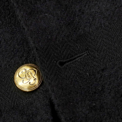 【中古】ガブリエレ パジーニ Gabriele Pasini コットンウール カジュアルジャケット ブラック【 50 】【 状態ランクB 】【 メンズ 】