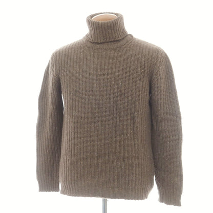 【中古】バフィー BAFY ウール タートルネック プルオーバーニット ブラウン【 50 】【 状態ランクC 】【 メンズ 】