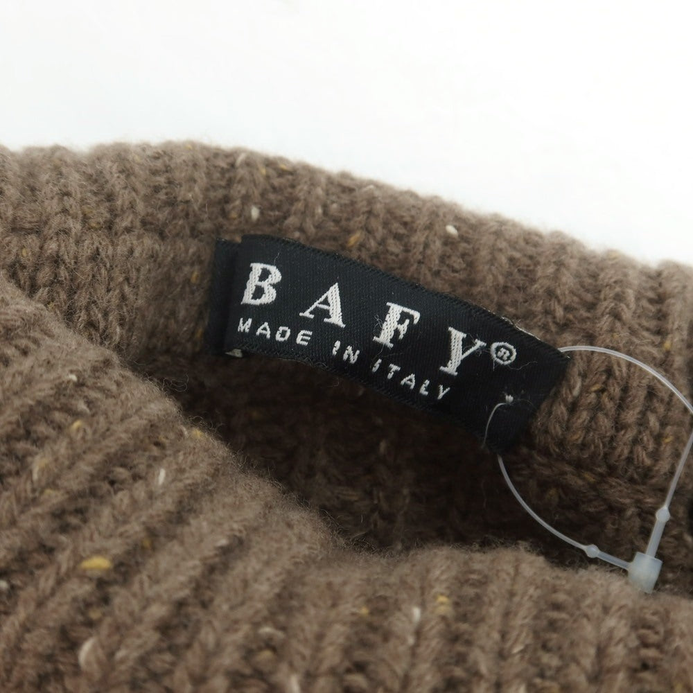 【中古】バフィー BAFY ウール タートルネック プルオーバーニット ブラウン【 50 】【 状態ランクC 】【 メンズ 】