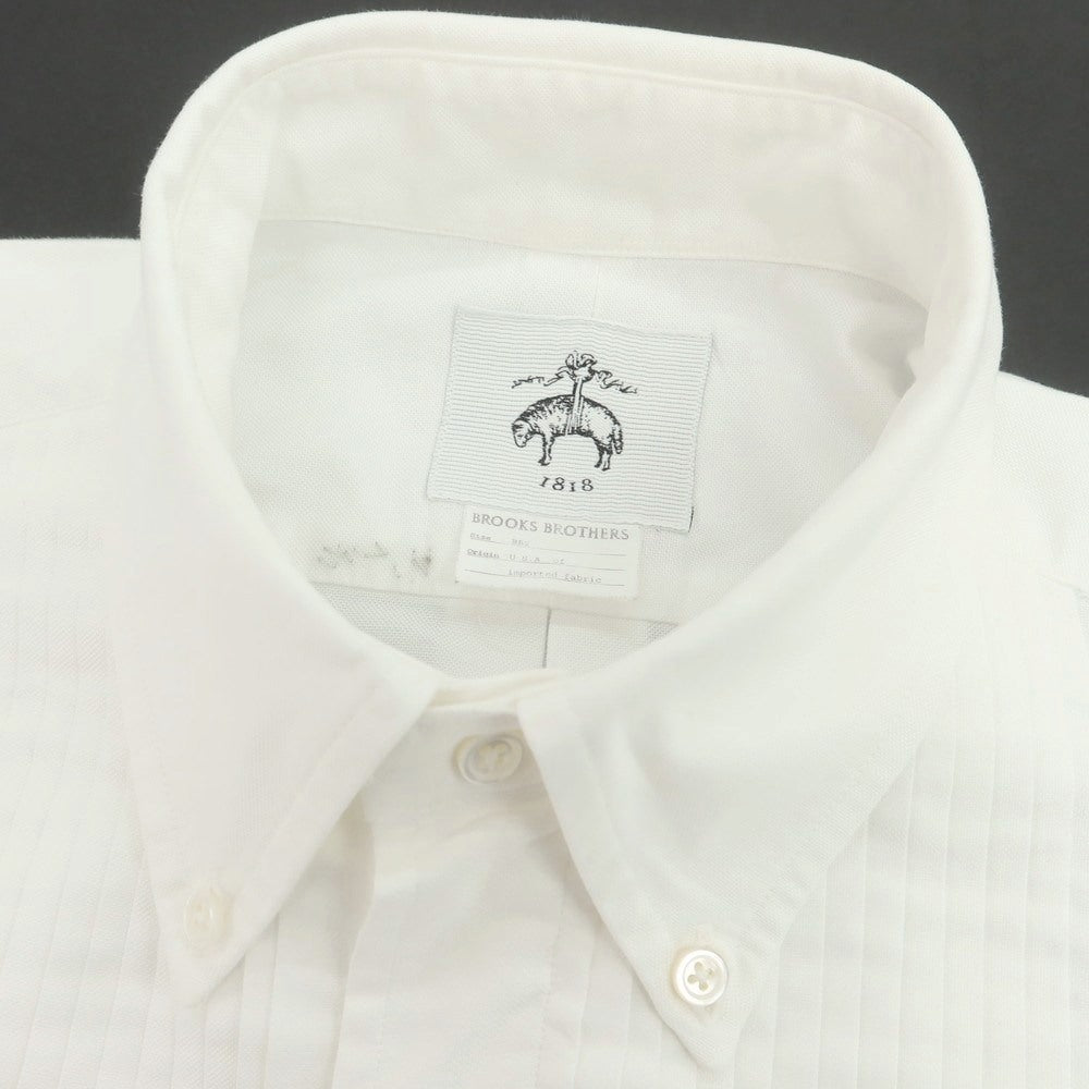 【中古】ブラックフリースバイ ブルックスブラザーズ BLACK FLEECE BY Brooks Brothers オックスフォード ブザム ボタンダウン 半袖シャツ ホワイト【 BB2 】【 状態ランクB 】【 メンズ 】