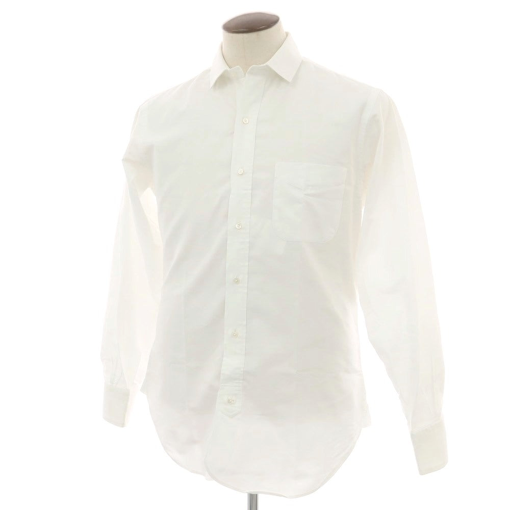 【中古】ブラックフリースバイ ブルックスブラザーズ BLACK FLEECE BY Brooks Brothers オックスフォード ショートカラー カジュアルシャツ ホワイト【 表記不明（L位） 】【 状態ランクB 】【 メンズ 】