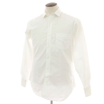 【中古】ブラックフリースバイ ブルックスブラザーズ BLACK FLEECE BY Brooks Brothers オックスフォード ショートカラー カジュアルシャツ ホワイト【 表記不明（L位） 】【 状態ランクB 】【 メンズ 】