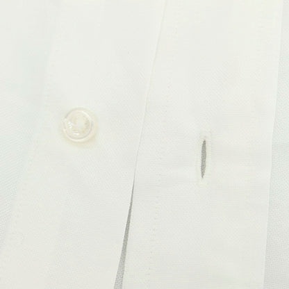 【中古】ブラックフリースバイ ブルックスブラザーズ BLACK FLEECE BY Brooks Brothers オックスフォード ショートカラー カジュアルシャツ ホワイト【 表記不明（L位） 】【 状態ランクB 】【 メンズ 】